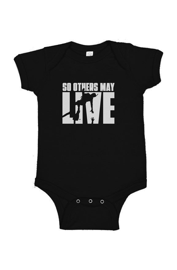 "So Others May Live" Infant Fine Jersey Onesie